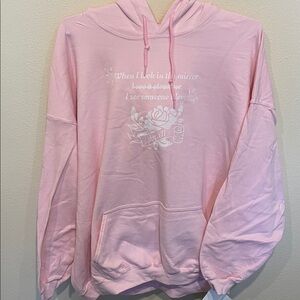Admire Wear 3X Blush Pink Hoodie